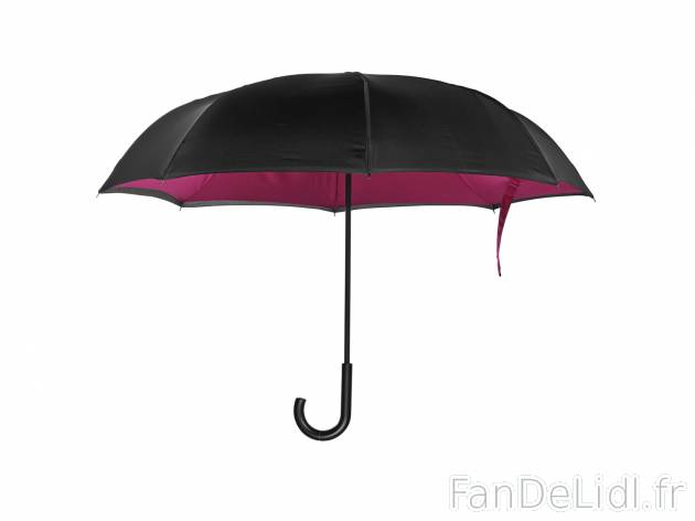 Parapluie , le prix 9.99 € 
- Ø env. 106 cm
- Mécanisme de fermeture inversé. ...