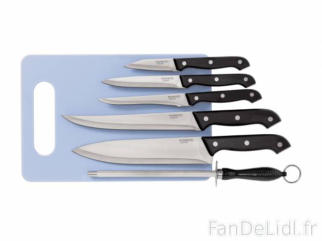 Set de couteaux et accessoires , le prix 7.99 € 
- Couteau à légumes : env. ...