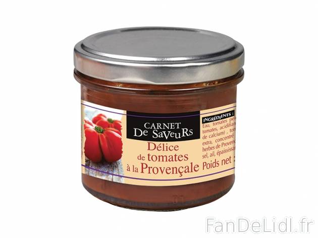 Délice de tomates à la provençale ou poivronnade , prezzo 1,39 &#8364; per ...