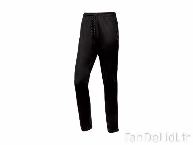 Pantalon technique homme , le prix 7.99 € 
- Ex. 100 % polyester
- 2 coloris ...