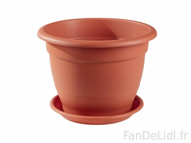 Pot de fleurs avec soucoupe , prezzo 4,99 € per L&#039;unité au choix 
- ...