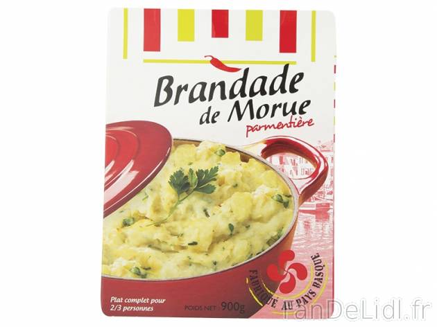 Brandade de morue parmentière , prezzo 4,99 &#8364; per 900 g, 1 kg = 5,54 ...