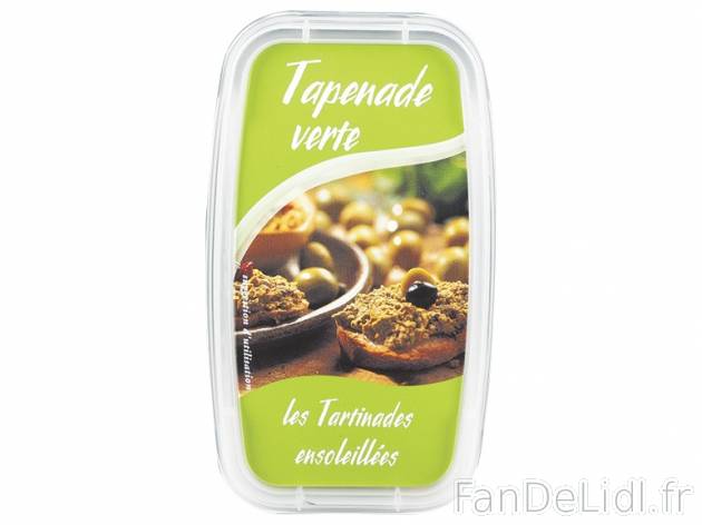 Tapenade ou crème , prezzo 1,39 &#8364; per 100 g au choix, 1 kg = 13,90 € ...