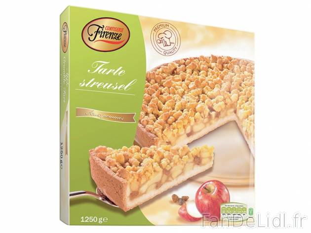 Tarte au crumble , prezzo 4,99 &#8364; per 1,25 kg au choix, 1 kg = 3,99 € ...