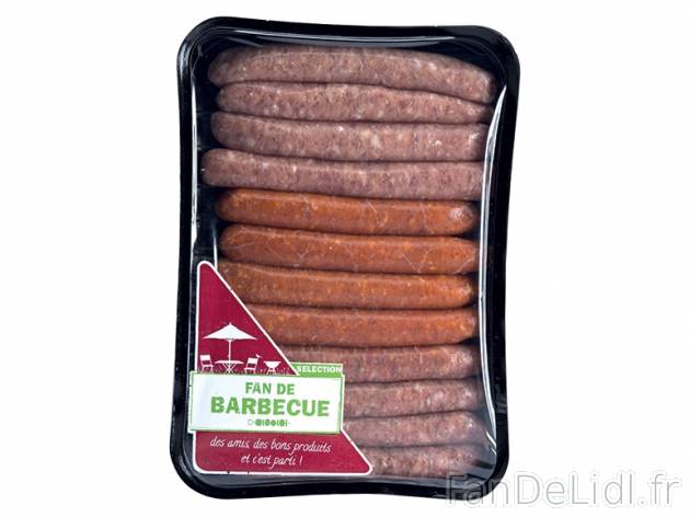 Plateau de saucisses de volaille , prezzo 3,49 € per 600 g, 1 kg = 5,82 € EUR. ...