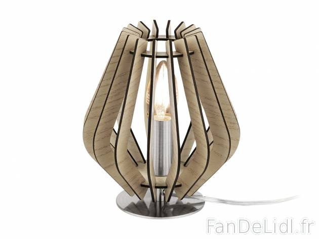 Lampe de table à LED , le prix 9.99 € 
- Env. 17,5 x 20 cm (Ø x h)
- Ampoule ...