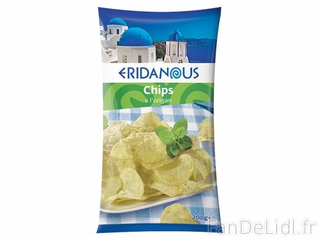 Chips à l&#039;origan , prezzo 1,19 € per 200 g, 1 kg = 5,95 € EUR.