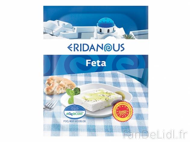 Feta grecque AOC , prezzo 1,79 € per 200 g, 1 kg = 8,95 € EUR. 
- Pour la préparation ...