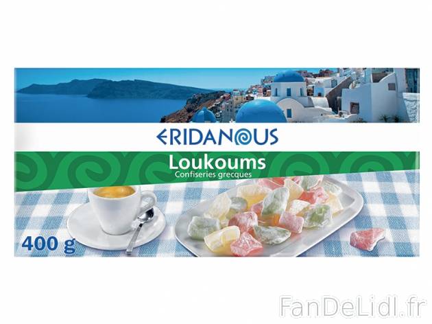 Loukoums (confiseries grecques) , prezzo 1,99 &#8364; per 400 g au choix, 1 ...