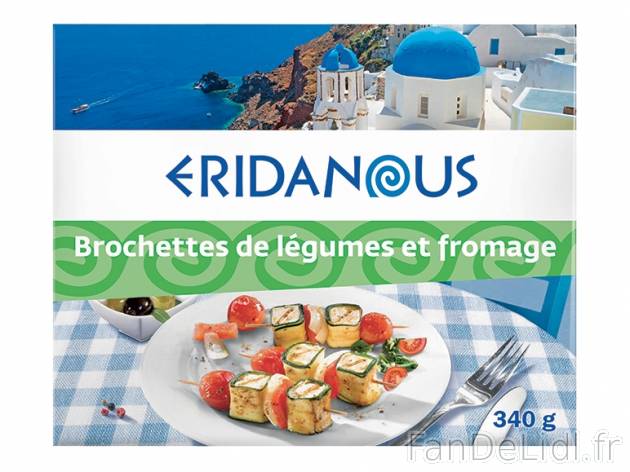 Brochettes de légumes et fromage , prezzo 5,49 &#8364; per 340 g, 1 kg = 16,15 ...