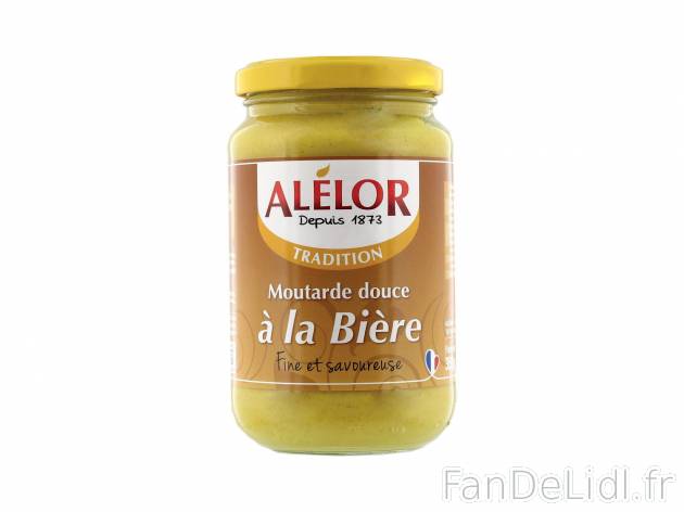 Moutarde douce d’Alsace1 , prezzo 1.49 € per 350 g au choix 
- Au choix : bière ...