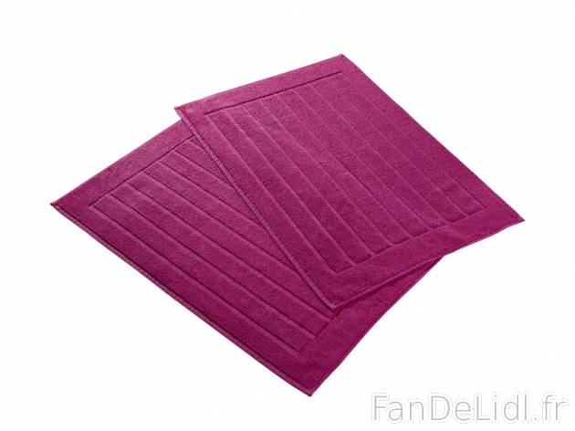 2 tapis de douche éponge , prezzo 5,99 € per Le lot au choix 
- 100 % coton ...