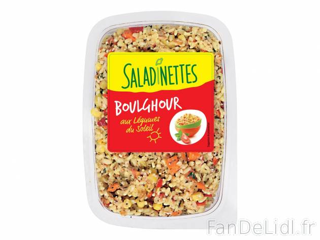 Boulghour aux légumes du soleil1 , prezzo 1.89 € per 500 g 
-  Végétarien