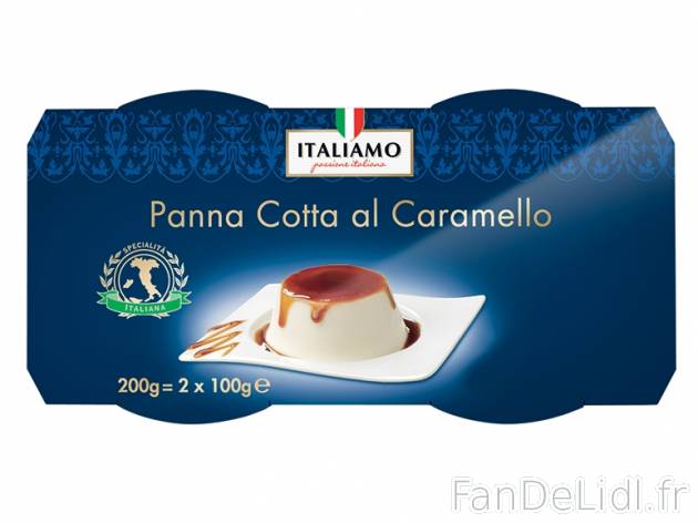 Panna cotta au caramel , prezzo 1,00 &#8364; per 2 x 100 g, 1 kg = 6,45 € EUR.