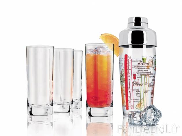 Set à cocktail , prezzo 11,00 &#8364; per Le set au choix 
- 1 shaker et 4 ...