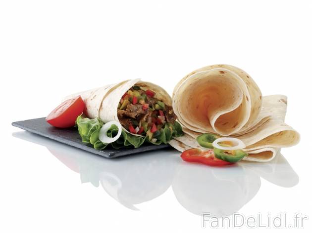 Pain Dürüm , prezzo 2,00 &#8364; per 1,2 kg, 1 kg = 2,49 € EUR. 
- Tortillas ...