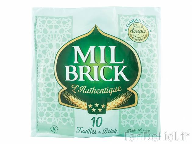 10 feuilles de brick, Produits alimentaires - Fan de Lidl FR