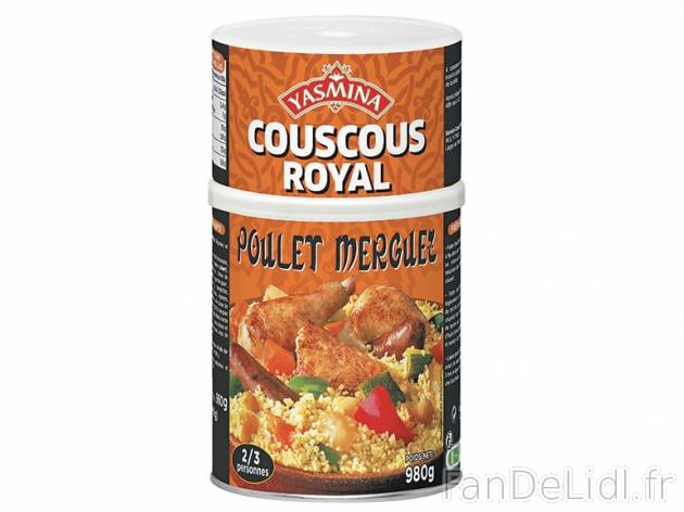 Couscous royal poulet merguez , prezzo 2,00 &#8364; per 980 g, 1 kg = 2,54 € EUR.