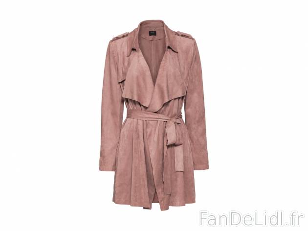 Manteau ou veste en suédine , le prix 19.99 €. La veste est parfaite pour le ...