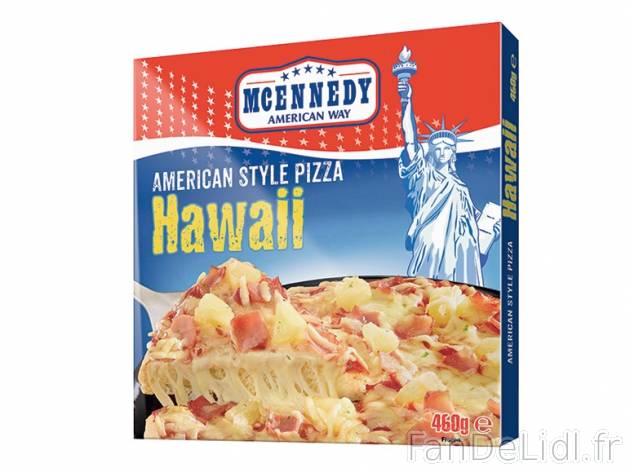 Pizza américaine , prezzo 1,00 &#8364; per 440 g au choix, 1 kg = 4,30 € ...