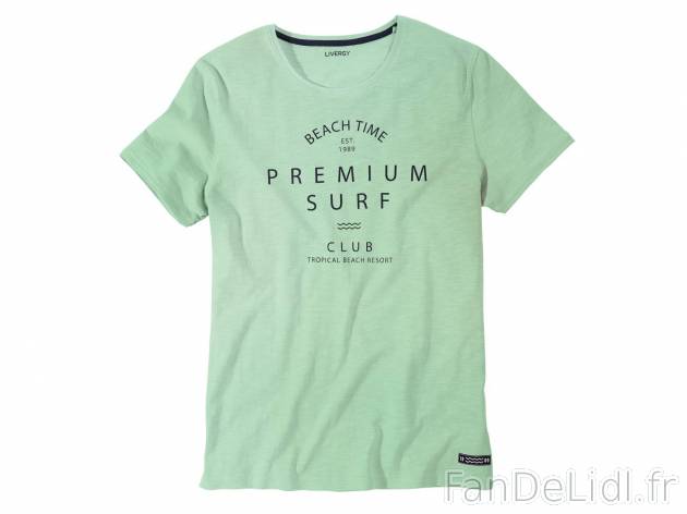 T-shirt , prezzo 3.49 € per L&apos;unité au choix 
-  Ex. : 100 % coton