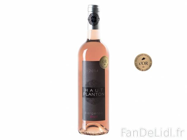 Bergerac Haut Planton 2014 AOC , prezzo 2,00 € per 75 cl, 1 L = 3,59 € EUR. ...