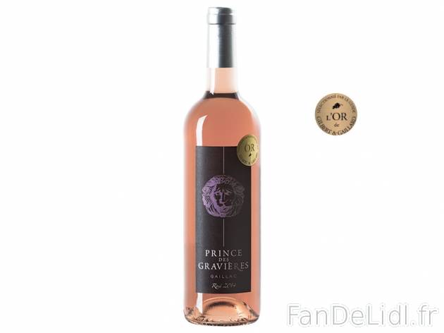 Gaillac Prince des Gravières 2014 AOC , prezzo 2,00 € per 75 cl, 1 L = 3,32 € ...