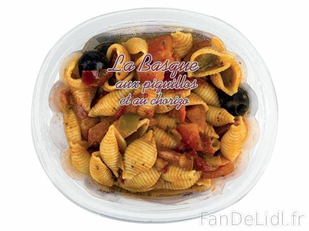 Salade basque au chorizo et aux poivrons piquillos , prezzo 1,00 € per 250 g, ...