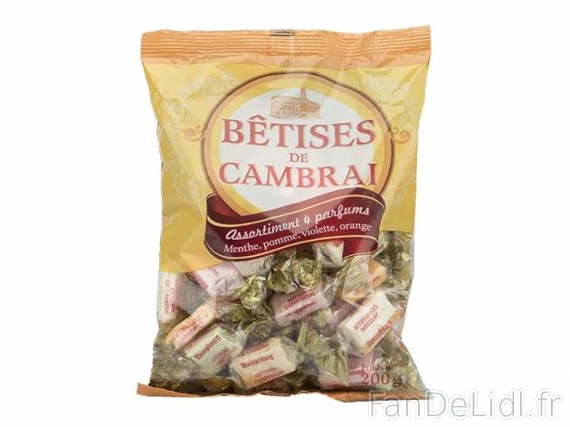 Bêtises de Cambrai , prezzo 1,00 € per 200 g, 1 kg = 6,95 € EUR.