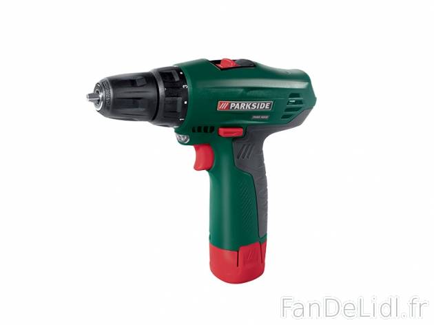 Perceuse-visseuse sans fil 10,8 V , prezzo 34,00 € per L&#039;unité 
- Chargeur ...