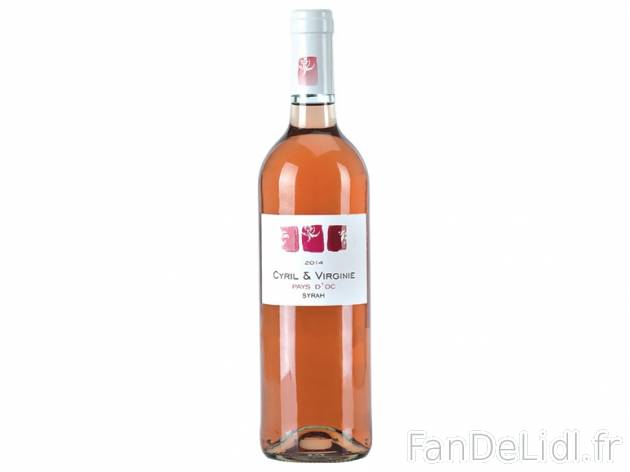 Oc Syrah rosé &quot;Cyril et Virginie&quot; 2014 IGP , prezzo 1,00 &#8364; ...