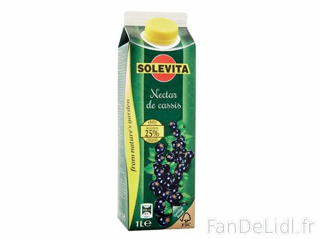 Nectar de cassis , prezzo 0,00 &#8364; per La brique de 1 L