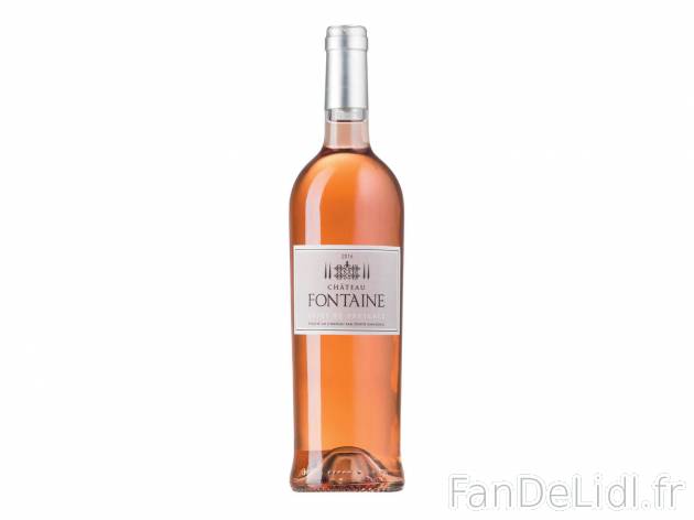 Côtes de Provence Rosé Château Fontaine 2016 AOP1 , prezzo 3.99 &#8364; per ...