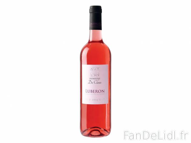 Lubéron Rosé Domaine Du Claux 2016 AOP1 , prezzo 2.99 &#8364; 
- Temp&eacute;rature ...