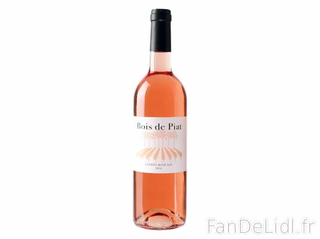 Landes Rosé Bois de Piat 2016 IGP1 , prezzo 2.59 &#8364; per 1,5 L 
- Temp&eacute;rature ...