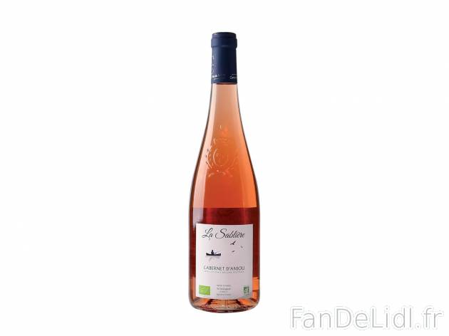 Cabernet d&apos;Anjou Rosé BIO La Sablière 2016 AOP1 , prezzo 3.89 &#8364; ...