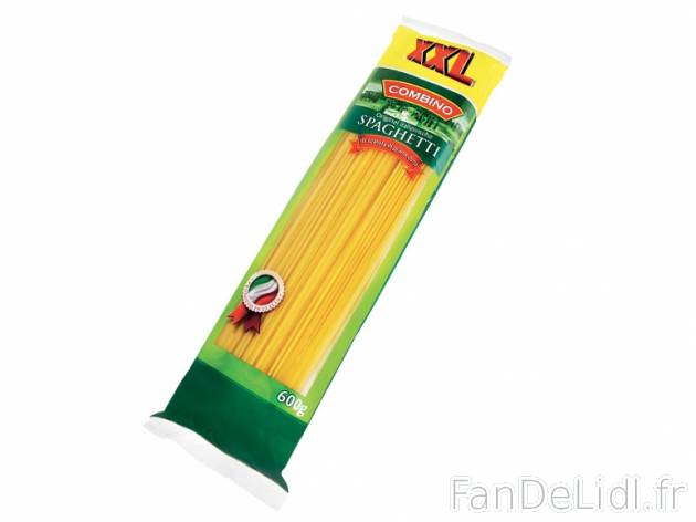 Spaghetti , prezzo 0,00 € per 600 g, 1 kg = 0,70 € EUR. 
- 500 g + 100 g GRATUITS ...
