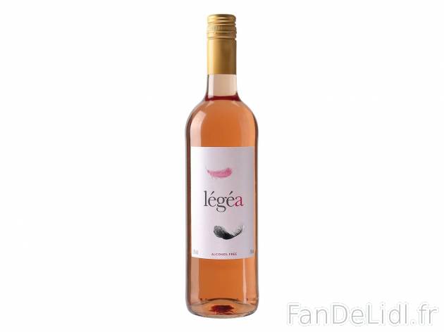 Vin Rosé Sans Alcool Légéa1 , prezzo 2.99 &#8364; per 75 cl 
-  0 % alcool !