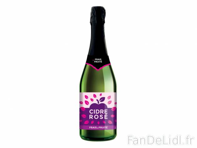 Cidre Rosé1 , prezzo 1.89 &#8364; per 75 cl 
-  2,5 % Vol.
