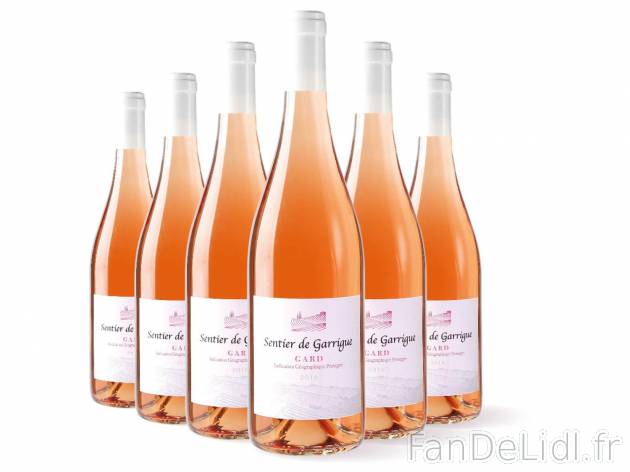 Rosé Sentier de Garrigue 2016 IGPGrand1 , prezzo 8.92 &#8364; per Soit le lot ...