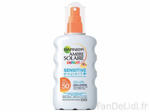 Spray sensitive enfant , prezzo 8,00 € per 200 ml, 1 L = 44,55 € EUR.