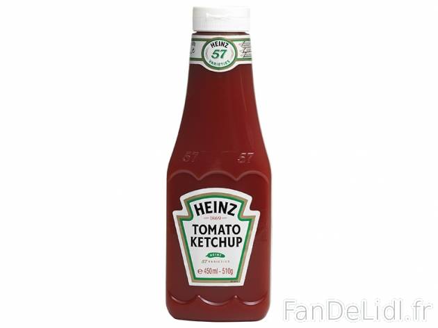 Heinz ketchup , prezzo 1,00 &#8364; per 450 ml, 1 L = 2,56 € EUR.