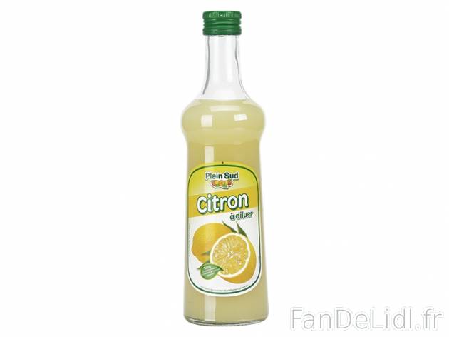 Concentré de citron , prezzo 1,00 € per 70 cl, 1 L = 2,27 € EUR.