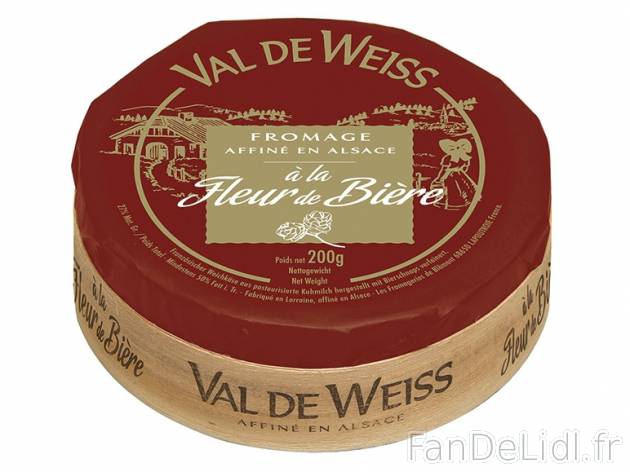 Fromage , prezzo 2,00 € per 200 g, 1 kg = 12,95 € EUR. 
- 27 % de Mat. Gr. ...