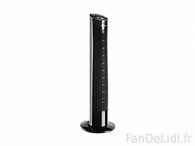 Ventilateur colonne , le prix 19.89 € 
- 50 W
- 3 vitesses de ventilation et ...