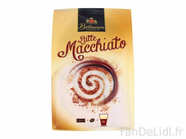 8 dosettes de café latte macchiato1 , prezzo 1.99 € per 152 g 
    