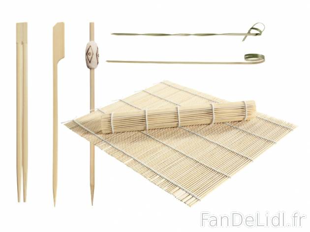 Baguettes, piques ou sets de table en bambou , prezzo 1,00 € per Le lot au choix ...