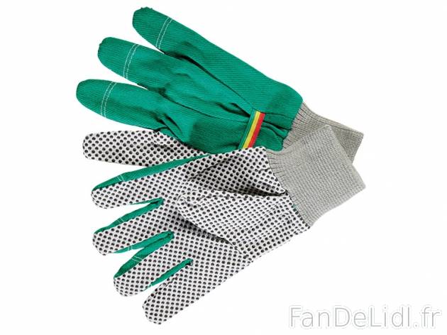 2 paires de gants de jardin en coton , prezzo 2,99 € per Le lot au choix 
- Du ...