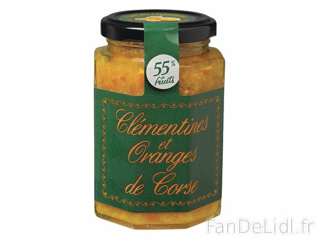 Préparation aux clémentines et oranges de Corse ou aux figues de Provence , prezzo ...