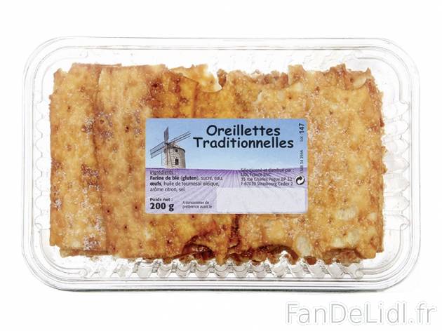 Oreillettes du Languedoc , prezzo 1,00 € per 200 g, 1 kg = 9,95 € EUR. 
- Dessert ...